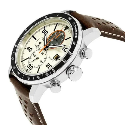 Montre-bracelet à quartz multifonction pour homme
