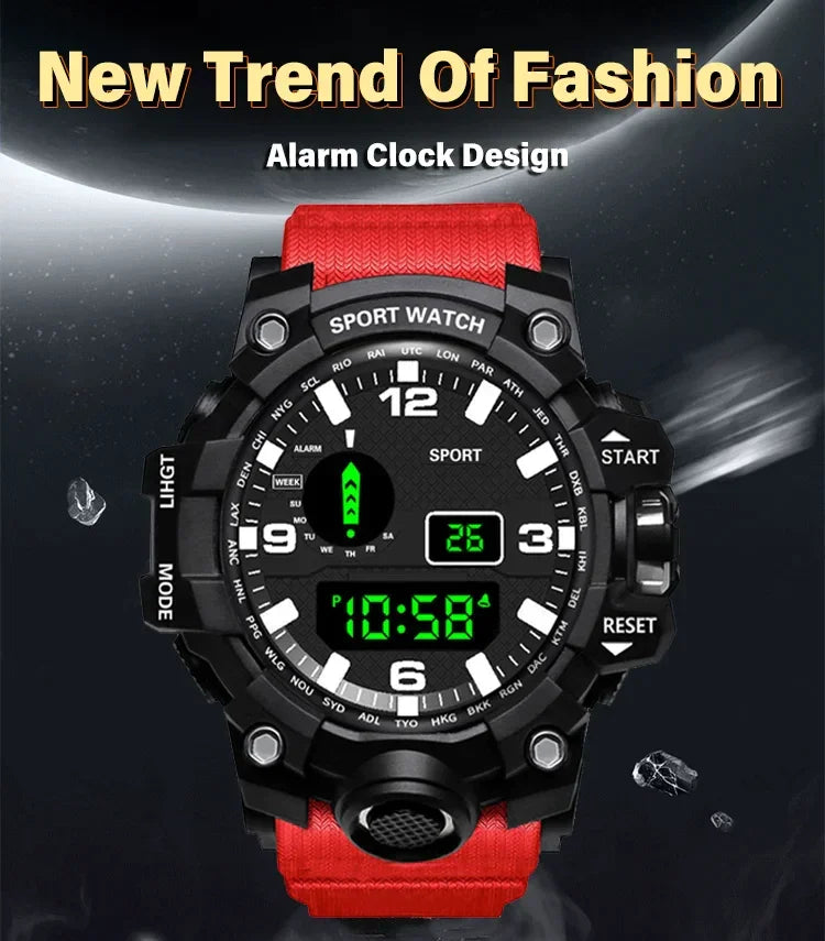 Montre de sport outdoor multifonction étanche