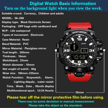 Montre de sport outdoor multifonction étanche