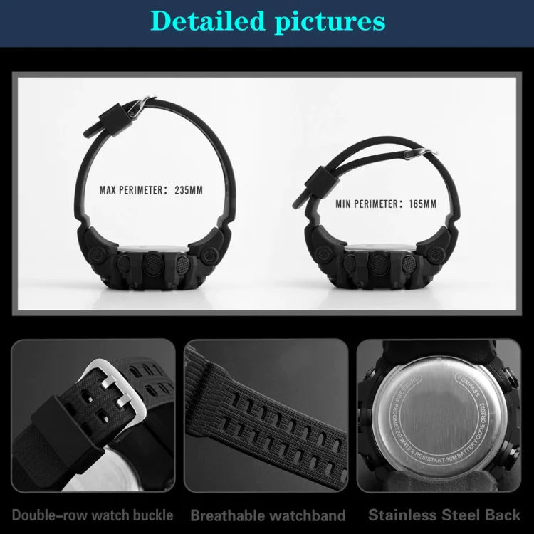 Montre de sport outdoor multifonction étanche