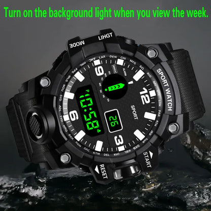 Montre de sport outdoor multifonction étanche