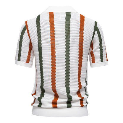 Poloshirt mit V-Ausschnitt