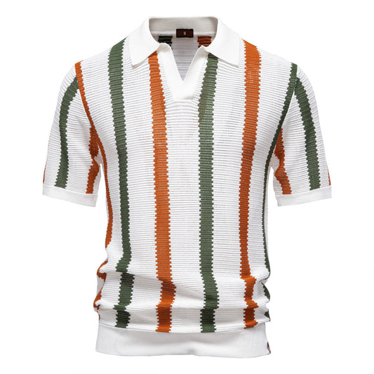 Polo à col V