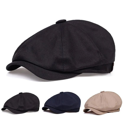 Béret classique en coton pour homme