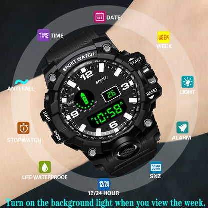 Montre de sport outdoor multifonction étanche