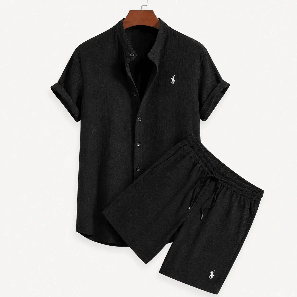 Ensemble en lin pour homme [Chemise achetée, Short offert]
